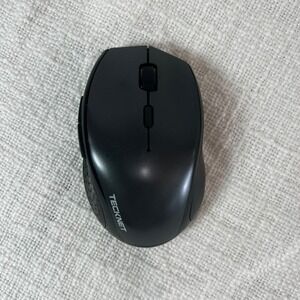 TeckNet MS002 Ergonomic 2.4G‎ Wireless USB AA Battery Mouse Black Tech Office